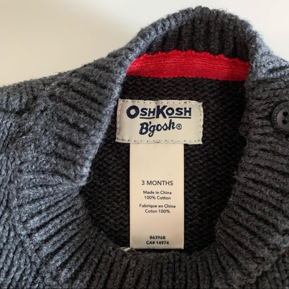 💜2 for $20💜 Oshkosh Reindeer sweater - Picture 4 of 4